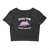 Save The Chubby Unicorns Crop Top