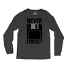 never forget floppy disk Long Sleeve Shirts