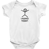 i pooped today Baby Onesie