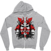 samurai mask of doom Zipper Hoodie