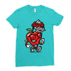 apple a day Ladies Fitted T-Shirt