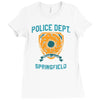 police dept Ladies Fitted T-Shirt