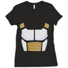 Saiyan Armor DBZ Vegeta Ladies Fitted T-Shirt