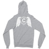 letter c with wings Zipper Hoodie