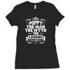 Poppy The Man The Myth The Legend Ladies Fitted T-Shirt