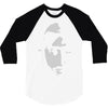 airbrushed stencil 3/4 Sleeve Shirt
