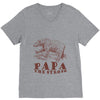 papa the strong V-Neck Tee