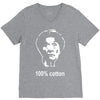 100% cotton V-Neck Tee