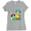 my friend hef Ladies Fitted T-Shirt