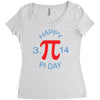happy pi day Women's Triblend Scoop T-shirt