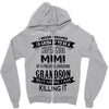 Super Cool Mimi Of A Freaking Awesome Grandson Zipper Hoodie