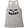 smiling teeth pumpkin face Racerback Tank
