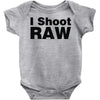 i shoot raw Baby Onesie