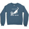 i need a beer right meow Crewneck Sweatshirt