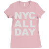 nyc all day Ladies Fitted T-Shirt