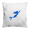 mermaid mom pocket Throw Pillow
