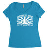 yoga inspired Women's Triblend Scoop T-shirt