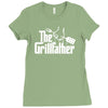 the grillfather  funny bbq Ladies Fitted T-Shirt