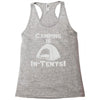 camping is intents Racerback Tank