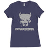 pitbull american pit bull spiked dog collar Ladies Fitted T-Shirt