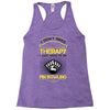 I Dont Need Therapy Need Pin Bowling Racerback Tank