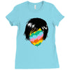 lovely face Ladies Fitted T-Shirt