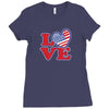 star spangled hammered Ladies Fitted T-Shirt