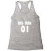 big man little man father son matching1 Racerback Tank