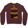 My Daughter Is Super Awesome Her Mom Crewneck Sweatshirt