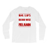 big lips natural hair Long Sleeve Shirts