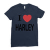 i love harley Ladies Fitted T-Shirt