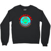 question your thinking flowy crop Crewneck Sweatshirt