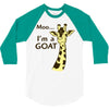 moo, i'm a goat 3/4 Sleeve Shirt