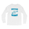 science worship funny geek atheist anti religion Long Sleeve Shirts