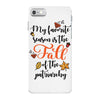 my favorite season is the fall of the patriarchy iPhone 7 Case