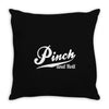 pinch and roll Throw Pillow