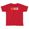 unsub criminal minds us crime tv series unknown subject unisex Toddler T-shirt