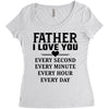 I Love You Father Women's Triblend Scoop T-shirt