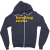 bowling sucks Zipper Hoodie