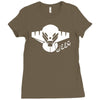 uomo jeeg robot d'acciaio stampa bianca cartoon&amp;fumetti Ladies Fitted T-Shirt