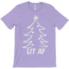 lit af christmas tree T-Shirt