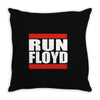 run floyd Throw Pillow