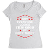 not everyone looks this good at sixty three Women's Triblend Scoop T-shirt