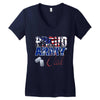 proud army dad Women's V-Neck T-Shirt