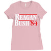reagan bush '84 Ladies Fitted T-Shirt