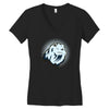 dramatic chipmunk Women's V-Neck T-Shirt