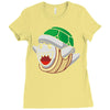 mario turtle Ladies Fitted T-Shirt