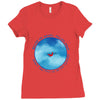 Angel (a235) Ladies Fitted T-Shirt