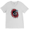 shark attack V-Neck Tee