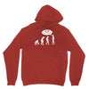 banksy funny human evolution indie Hoodie